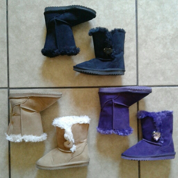 Wonderkids Other - WonderKids Size 8 Toddler Girls 3 Pairs of Boots
